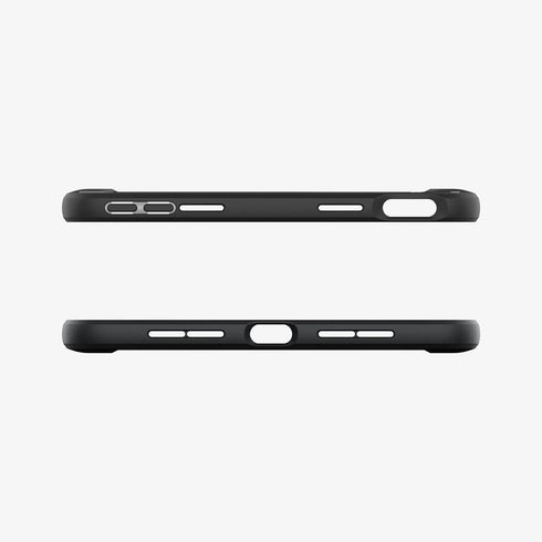 ACS03764 - iPad Mini 6 Case Rugged Armor in matte black showing the back